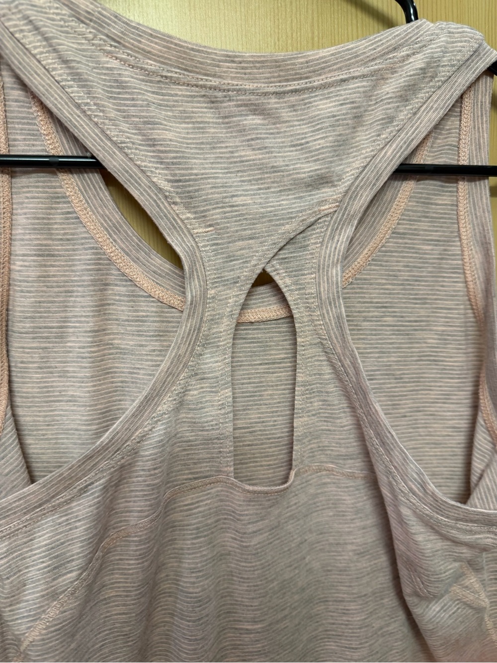 RBX Pink Heathered Racerback Performance Tank - Picture 6 of 6